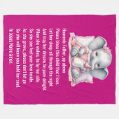 Gebet - Fleece Blanket, 60"x80" (Vorderseite (Horizontal))