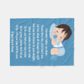 Gebet - Fleece Blanket, 60"x80" (Vorderseite (Horizontal))