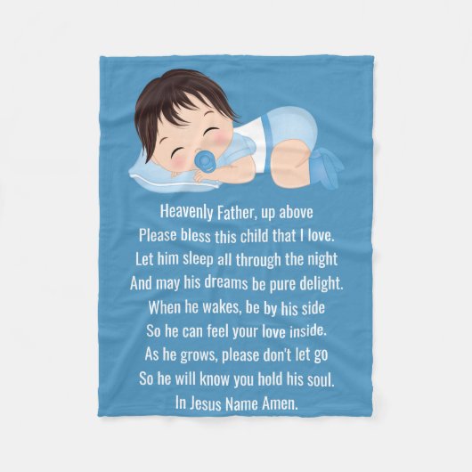 Gebet - Fleece Blanket, 60"x80" (Vorderseite)