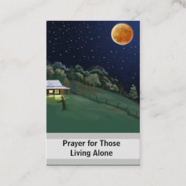 Gebet für Alleinstehende Visitenkarte