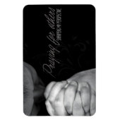 "Gebet für andere" Motivation Affirmation Flexi Magnet (Vertikal)