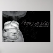 "Gebet für andere" Motivation Affirmation Poster (Vorne)