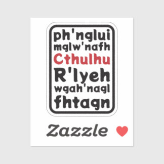 Gebet für Cthulhu Aufkleber