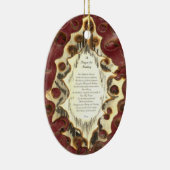 Gebet für das Heilen Keramikornament (Rechts)