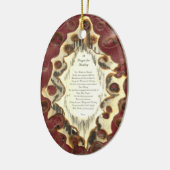 Gebet für das Heilen Keramikornament (Links)