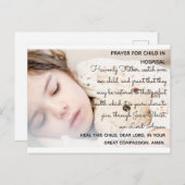 Gebet für das Kind im Krankenhaus - Postkarte (Vorne/Hinten)