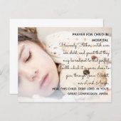 Gebet für das Kind im Krankenhaus - Postkarte (Vorne/Hinten)