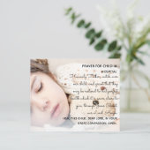 Gebet für das Kind im Krankenhaus - Postkarte (Stehend Vorderseite)