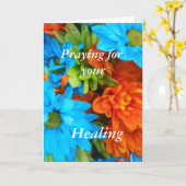 Gebet für deine Heilung Karte (Gelbe Blume)