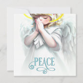 Gebet für den Friedensstifter Feiertagskarte (Vorderseite)