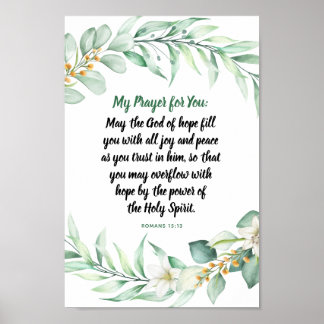 Gebet für Dich Kalligrafie Poster