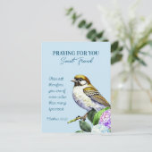 Gebet für dich Liebling Postkarte (Stehend Vorderseite)