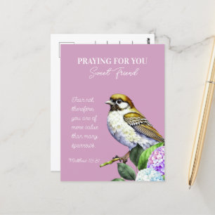 Gebet für dich Liebling Postkarte