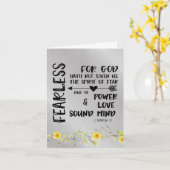 Gebet für dich mit Bibelverse Karte (Gelbe Blume)