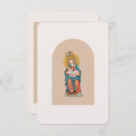 Gebet für die Mutterschaft - Unsere Frau von Le Le Dankeskarte