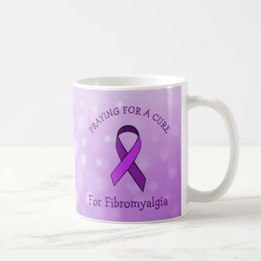 Gebet für eine heilende Fibromyalgie-Tasse Kaffeetasse (Rechts)