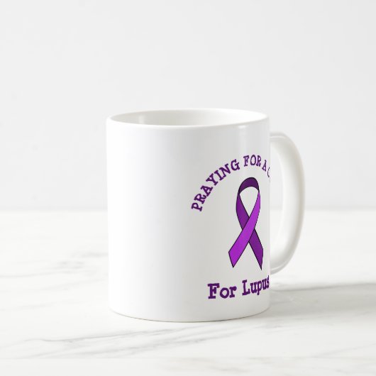 Gebet für eine Lupus-Tasse Kaffeetasse (VorderseiteRechts)