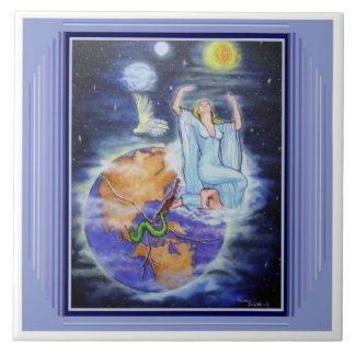 Gebet für eine Planetenfliese Fliese