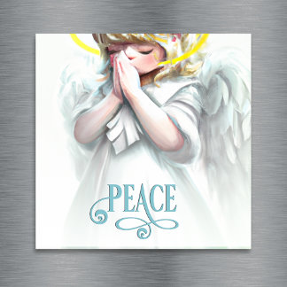 Gebet für Frieden Angel Holiday Magnetic Magnetkarte
