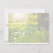 Gebet für Gottes Führung, Frühlingsszene Karte (Rückseite)