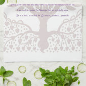 Gebet für göttliche Reinigung und Angleichung Geschirrtuch (Gefaltet)