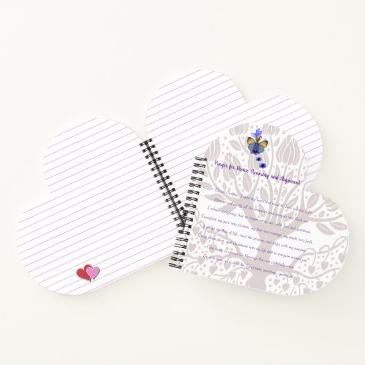 Gebet für göttliche Reinigung und Angleichung Notizblock (Innenseite)