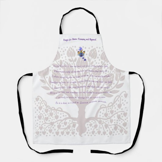 Gebet für göttliche Reinigung und Angleichung Schürze (Vorderseite)