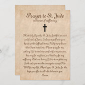 Gebet für Heilung und Kraft Flat Card (Vorne/Hinten)