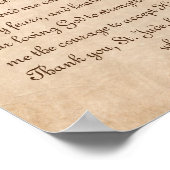 Gebet für Heilung und Kraft Poster (Ecke)