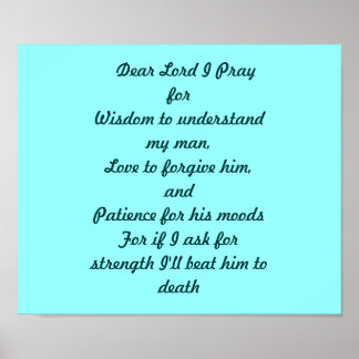 Gebet für Hilfe Poster