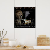 Gebet für Jerusalem Poster (Küche)