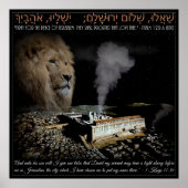 Gebet für Jerusalem Poster (Vorne)