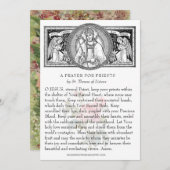 Gebet für katholische Priester St. Therese (Vorne/Hinten)