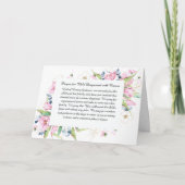 Gebet für Krebs diagnostiziertes Kind Karte (Vorderseite)