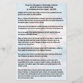 Gebet für Präsident Trump und die USA - Vigano