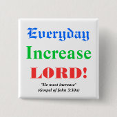 Gebet für Segen Button (Vorderseite)