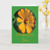Gebet für Sie Karte (Gelbe Blume)