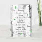 Gebet für Sie religiöse Ermutigung Aspen Tree Karte (Vorderseite)