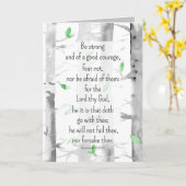 Gebet für Sie religiöse Ermutigung Aspen Tree Karte (Gelbe Blume)