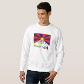 Gebet für Tibet Sweatshirt (Vorne ganz)