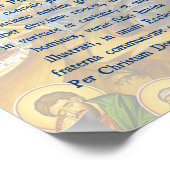 Gebet für Unity Print Poster (Ecke)