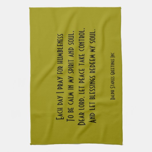 Gebet Geschirrtuch (Vertikal)