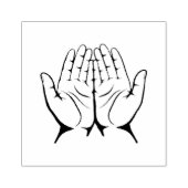 Gebet Gummistempel (Prägung)