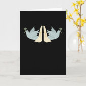 Gebet Hand Peace Doves Christlich Karte (Gelbe Blume)