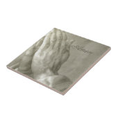 Gebet Hände Amen Fliese (Seite)