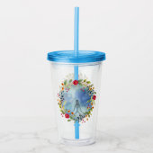 Gebet Hände Aquarell Acryltrinkbecher (Vorderseite)