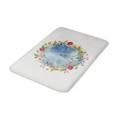 Gebet Hände Aquarell Badematte (Schrägansicht)