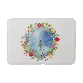 Gebet Hände Aquarell Badematte