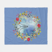 Gebet Hände Aquarell Fleecedecke (Vorderseite (Horizontal))