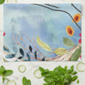 Gebet Hände Aquarell Geschirrtuch (Gefaltet)